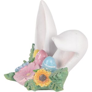 Clayre & Eef - Oreilles de Lapin Déco Multicolore Blanc