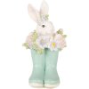 Décoration Lapin aux Bottes 9x9x15 cm – Clayre & Eef