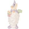 Décoration Petit Bonhomme Clayre & Eef 16x10x30 cm Blanc Violet
