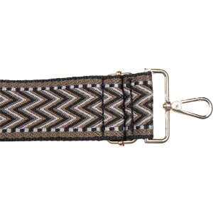 Ceinture de sac Juleeze JZBS0011 – 5x140 cm noir/blanc