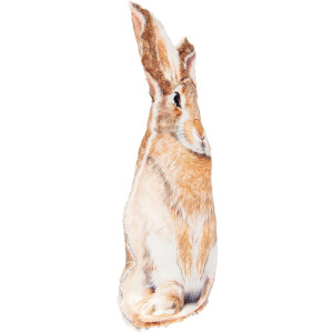 Oreiller Lapin Clayre & Eef Marron-Blanc 16x5x32 cm