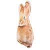 Oreiller Lapin Clayre & Eef Marron-Blanc 13x5x22 cm