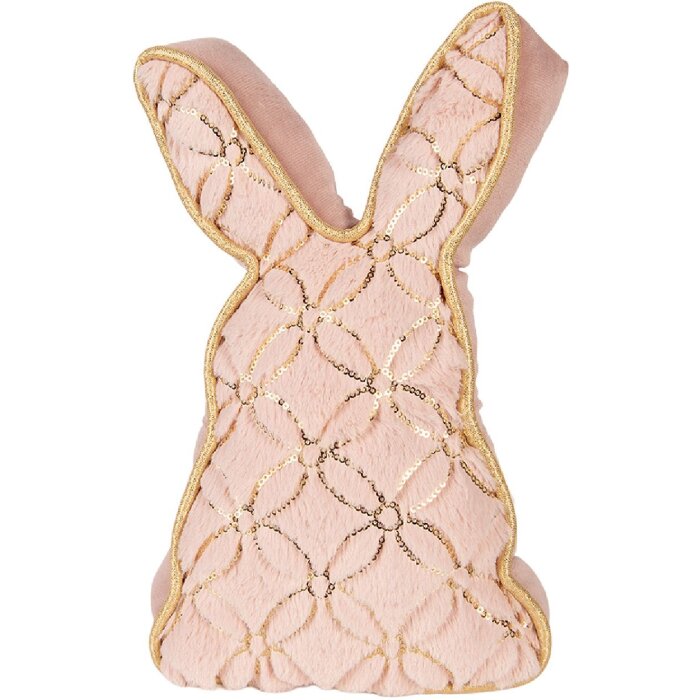 Stoppeur de porte lapin rose doré Clayre & Eef