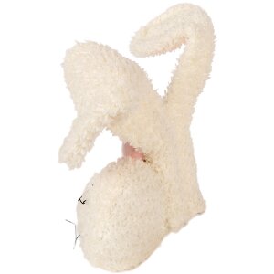 Oreiller Lapin Décoratif Beige Rose 18x10x35 cm Clayre & Eef