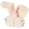 Oreiller Lapin Décoratif Beige Rose 18x10x35 cm Clayre & Eef