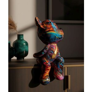 Figurine Orsetto Psyco Mauro Ferretti – Ourson Pop Art Multicolore