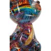 Figurine Orsetto Psyco Mauro Ferretti – Ourson Pop Art Multicolore
