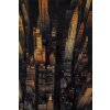 Tableau mural New York Skyline de Mauro Ferretti – toile laquée avec cadre