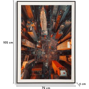 Impression sur toile NEW YORK - Cadre photo Mauro Ferretti 72x4x102 cm