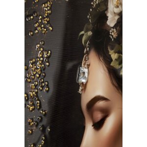 Cadre photo Mauro Ferretti PERSIAN – femme fleur papillon