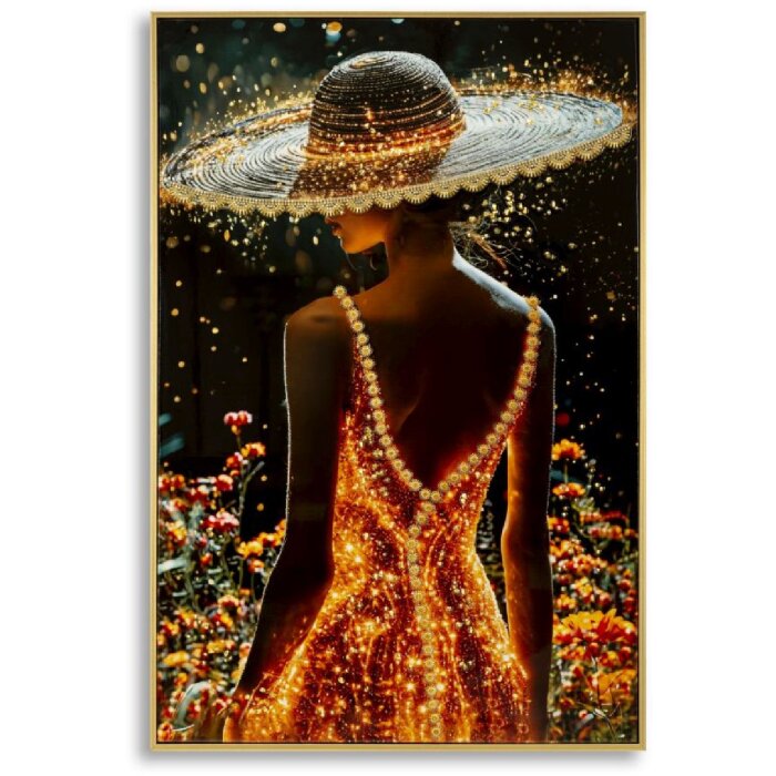 Tableau sur toile ILLUMY Mauro Ferretti, cadre photo élégant 62x92 cm