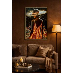 Tableau sur toile ILLUMY Mauro Ferretti, cadre photo élégant 62x92 cm