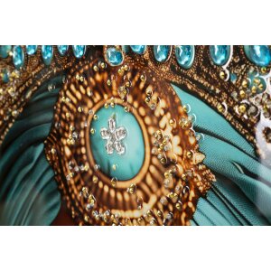 Cadre photo Mauro Ferretti MAYA – Portrait exotique en toile 50x3,5x100 cm