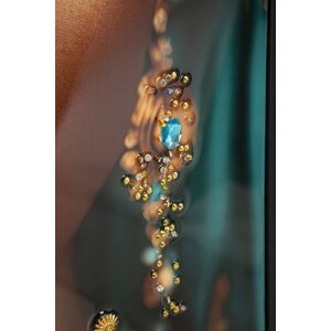 Cadre photo Mauro Ferretti MAYA – Portrait exotique en toile 50x3,5x100 cm