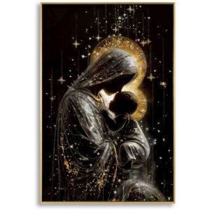 Tableau sur toile MATERNITY Mauro Ferretti – cadre bois 60x3,5x90 cm