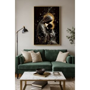 Tableau sur toile MATERNITY Mauro Ferretti – cadre bois 60x3,5x90 cm