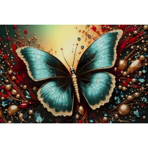 Mauro Ferretti – Peinture murale "Papillon" 70x100 cm