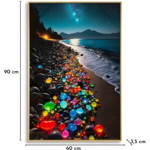 Mauro Ferretti Décoration Murale "Couleurs" – Cadre Photo 60x90 cm