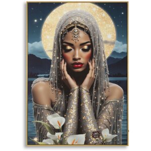 Mauro Ferretti – Art mural "Vénus" LED, toile 70x100 cm