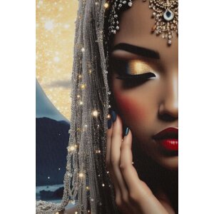 Mauro Ferretti – Art mural "Vénus" LED, toile 70x100 cm