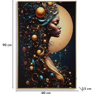 Tableau mural LED Mauro Ferretti "Minerva" – Toile 60x90 cm