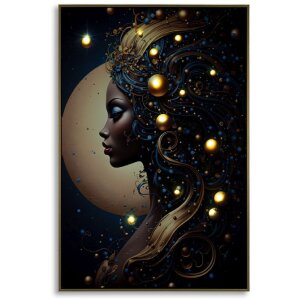 Tableau mural LED Mauro Ferretti "Minerva" – toile décorative 60x90 cm