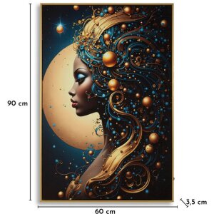 Tableau mural LED Mauro Ferretti "Minerva" – toile décorative 60x90 cm