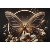 Tableau mural Mauro Ferretti "Butterfly" avec LED, 50x50 cm
