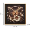 Tableau mural Mauro Ferretti "Butterfly" avec LED, 50x50 cm