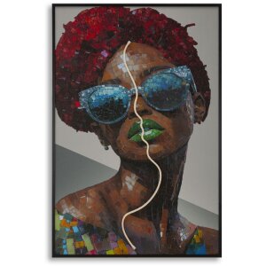 Tableau mural Mauro Ferretti "Afro" LED 60x90...