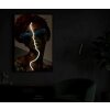 Tableau mural Mauro Ferretti "Afro" LED 60x90 cm avec applique 3D