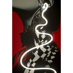 Mauro Ferretti Tableau mural Psyco LED – Toile 3D 60x90 cm