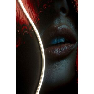 Mauro Ferretti Tableau Murale LED "Papillons" 60x90 cm – Appliqués 3D Acrylique