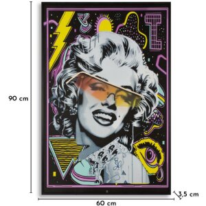 Tableau LED Marilin Mauro Ferretti – Applique acrylique 3D 60x90 cm