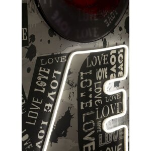 Tableau LED "Love" Mauro Ferretti 60x90 cm – Appliqués acryliques 3D