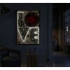 Tableau LED "Love" Mauro Ferretti 60x90 cm – Appliqués acryliques 3D