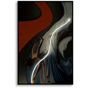 Tableau LED Mauro Ferretti « Dancer » 60x90 cm – Applique acrylique 3D