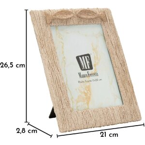 Cadre photo Mauro Ferretti "Sand" 15x20 cm Beige