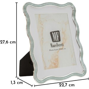 Cadre photo Mauro Ferretti "Elizabeth" 20x25 cm bleu clair