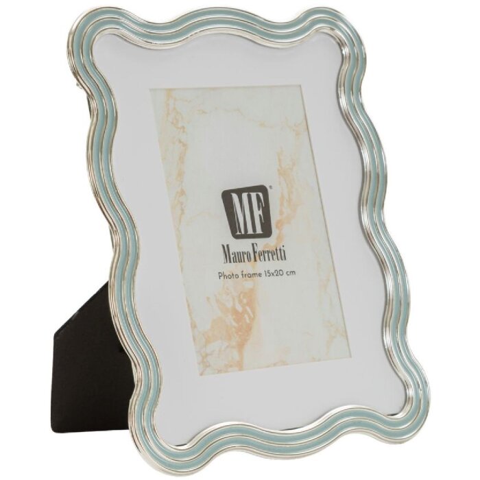 Cadre photo Mauro Ferretti "Elizabeth" 15x20 cm bleu clair