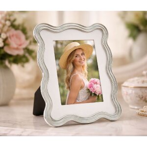 Cadre photo Mauro Ferretti "Elizabeth" 15x20 cm bleu clair