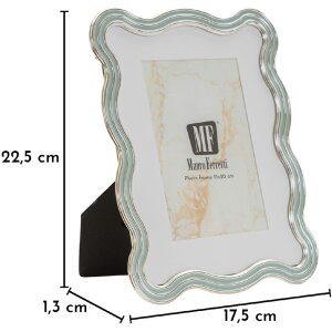 Cadre photo Mauro Ferretti "Elizabeth" 15x20 cm bleu clair