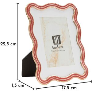 Cadre photo Mauro Ferretti "Elizabeth" 15x20 cm Rouge