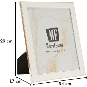 Cadre photo Mauro Ferretti "Molly" 20x25 cm Blanc