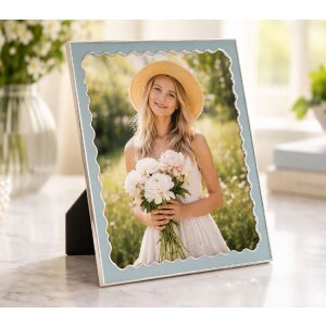 Cadre photo Juliette Mauro Ferretti 20x25 cm bleu clair