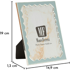 Cadre photo Juliette Mauro Ferretti 12,5x17,5 cm bleu clair