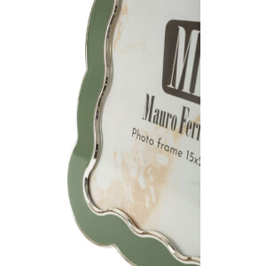Cadre photo Mauro Ferretti "Charlotte" 12,5x17,5 cm Vert
