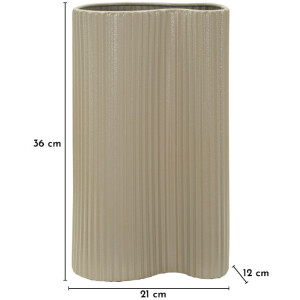 Vase Mauro Ferretti "Frankfurt" 21x12x36 cm