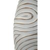 Mauro Ferretti Vase "Oblix" Ø18,5x50 cm Weiß gekälkt