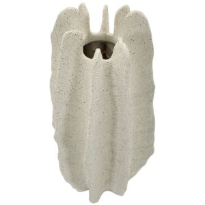 Vase "Ester" Mauro Ferretti, design sculptural organique, Ø23x50 cm